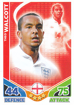 Theo Walcott England 2010 World Cup Match Attax #74